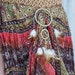 Gypsy Autumn Dreamcatcher Up Cycled Festival Belt Bustle