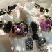 SALE Lampwork Bracelet Wild Flowers