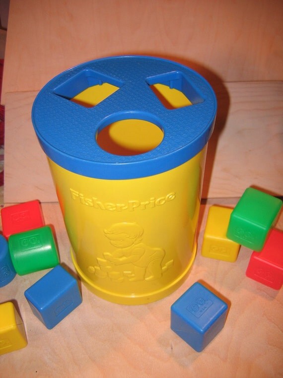 Vintage 1977 Fisher Price Shape Sorter by QueenAnnes on Etsy