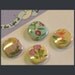 Belgian Congo Floral Set 1 inch Button set Vintage Postage Stamps
