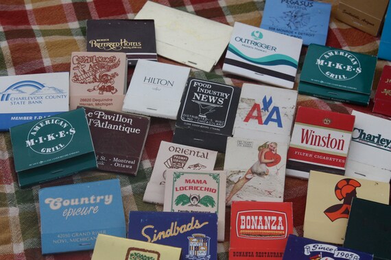 50 Vintage Matchbooks SALE