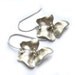 Orchid Earrings Orchid Flower in Silver Earwires - Bridesmaid Gifts Bridal Jewelry