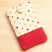 Iphone 5 case Ipod case - dots in red -