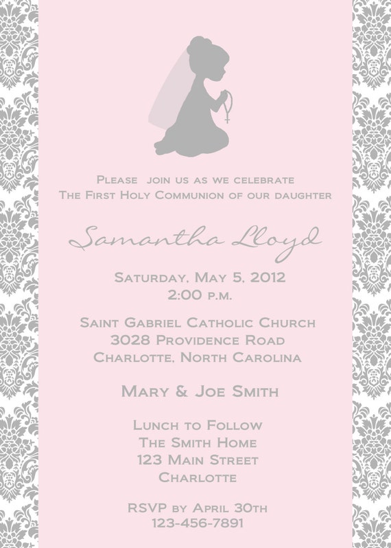 Communion First Invitations 5