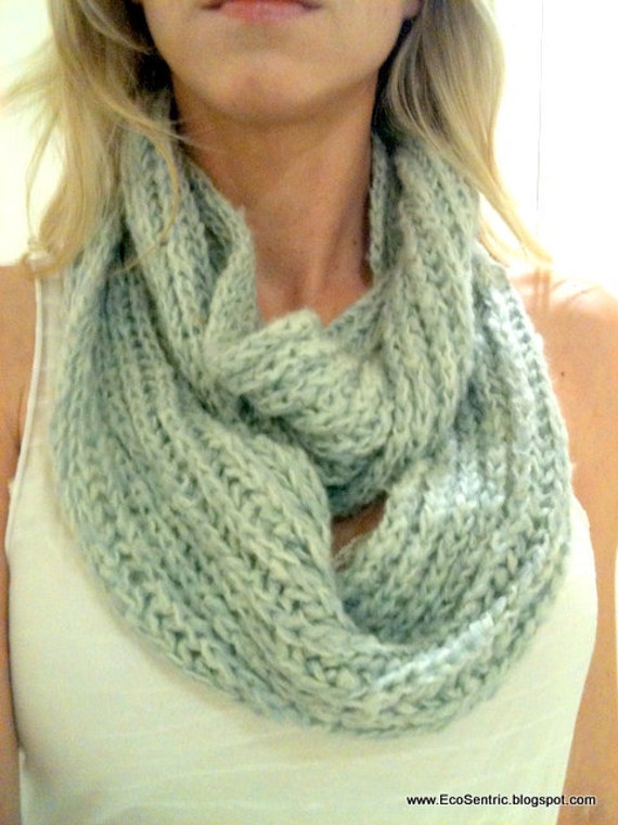 Items similar to Thick Knit Infinity Scarf on Etsy