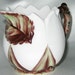Lefton China Honeybee Line Creamer - Vintage Collectible Handpainted Leaves
