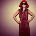 Brown and Red Leopard Print Maxi Dress - Vintage 1980s Tank Top Style