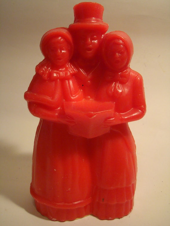 Vintage 1970's era Avon Christmas Carolers Wax Pomander