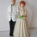 Vintage Bride and Groom Cake Topper Red Heads 1950's or 60's