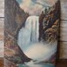 Vintage Post Card Extra Large Giant Yellow Stone National Park 1950's Retro