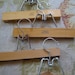 Vintage Wooden Pant or Skirt Clothes Hangers Set of 4