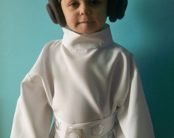 Princess Leia Costume, Princess Leia Cosplay, Carrie Fisher star, star wars female costume infant sizes,