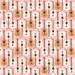 Heather Ross Far Far Away Fabric Yardage Sale Guitars Fabric in Pink - 1/2 Yard