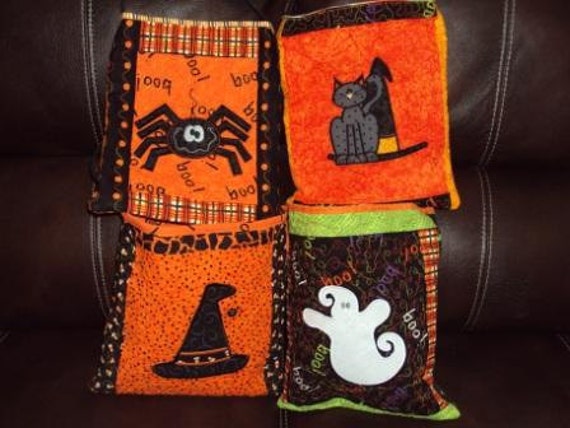 Quilted Halloween Treat Bags