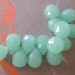 12pcs faceted teardrop in Chalcedony Color- 20x15mm-