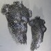 Abstract Metal Wall art sculpture Torso Nude by Holly Lentz