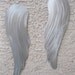 Silver Angel Wings Metal Wall Art Sculpture by Holly Lentz