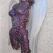 Metal Wall art sculpture abstract torso by Holly Lentz sexy nude metal torso angel