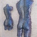 Abstract Metal wall art Torso by Holly Lentz