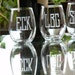 Monogrammed Stemless Wine Glasses Customized for each Wine Lover on your shopping list