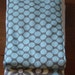 Burp Cloth Set Blue Lotus Flower and Dots