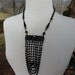 SALE: Victorian Mourning Jet Bead Bib Necklace, 1800's Noir Perfection, by RusticGypsyCreations