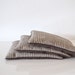 gift for him, brown lavender sachets - twill and linen pattern sachets - minimal and modern for him - bedroom sachets - masculine gift