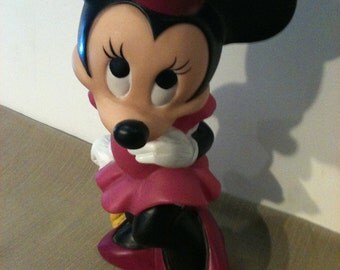 minnie mouse plastic dress up doll