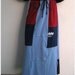 Long Straight T Shirt Skirt / Burgundy Red Navy Blue Gray / Patchwork / Eco Friendly / Women / Girls / Spring / Cotton / by ohzie