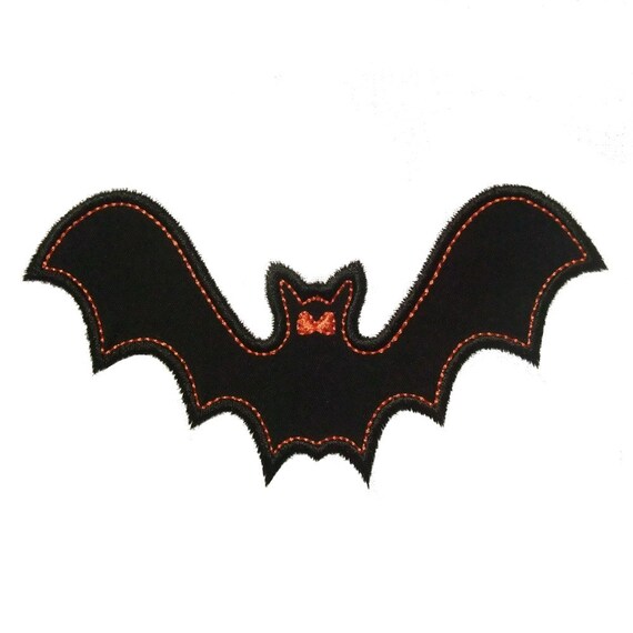 Halloween Bat Appliques Machine Embroidery by BigDreamsEmbroidery