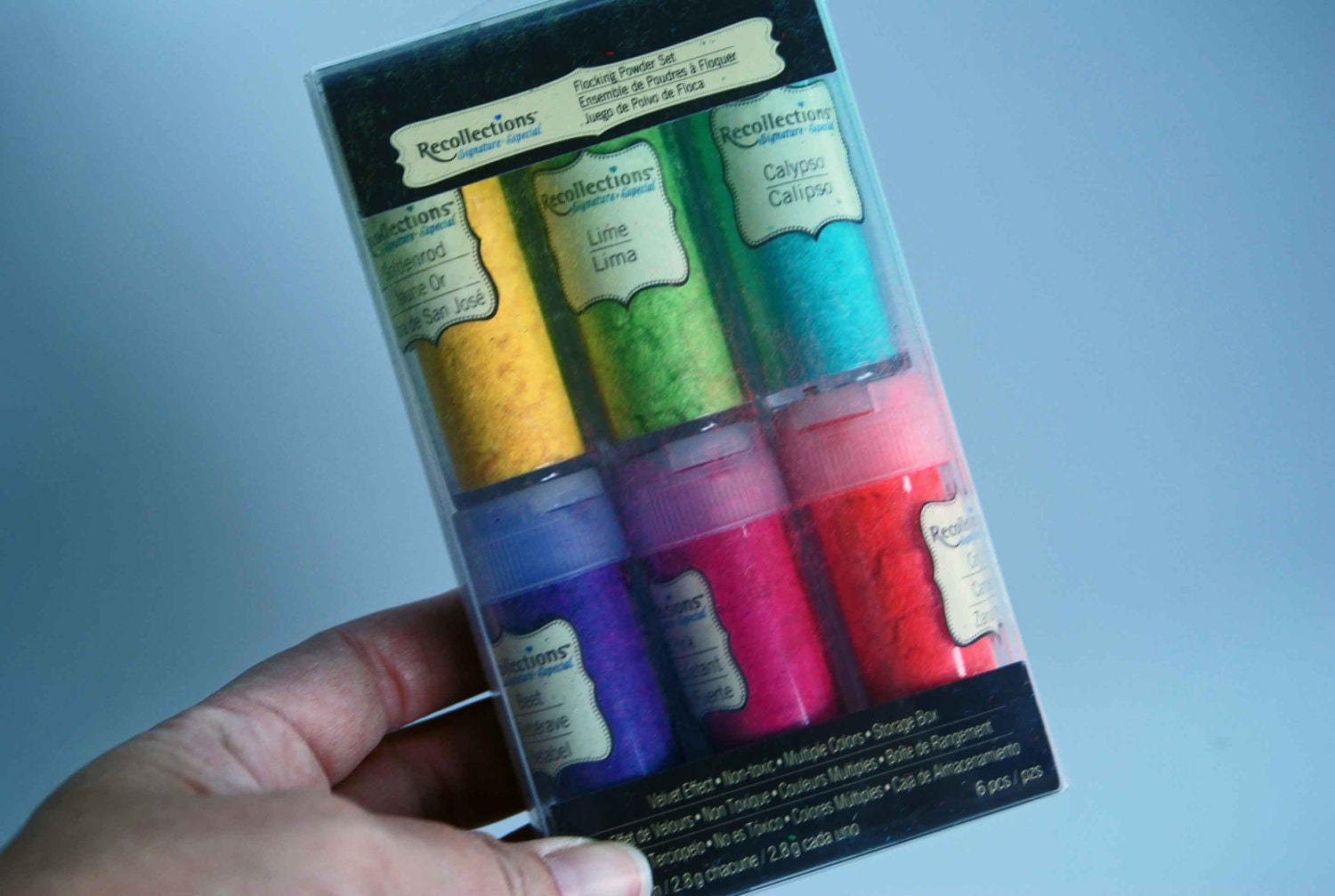 Recollections Flocking Powder Set Brights Lime Calypso