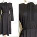Vintage Wednesday Addams Goth Gothic 1980s Grunge Lolita Peter Pan Collar Dress