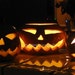 Halloween Jack o Lantern Pumpkin Orange Yellow Light Luminary Fall Autumn