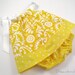 RESERVED FOR ASHLEY - Infant Dress and Bloomers Outfit - Sunny Yellow and Crisp White - in Size Newborn or 6 Months