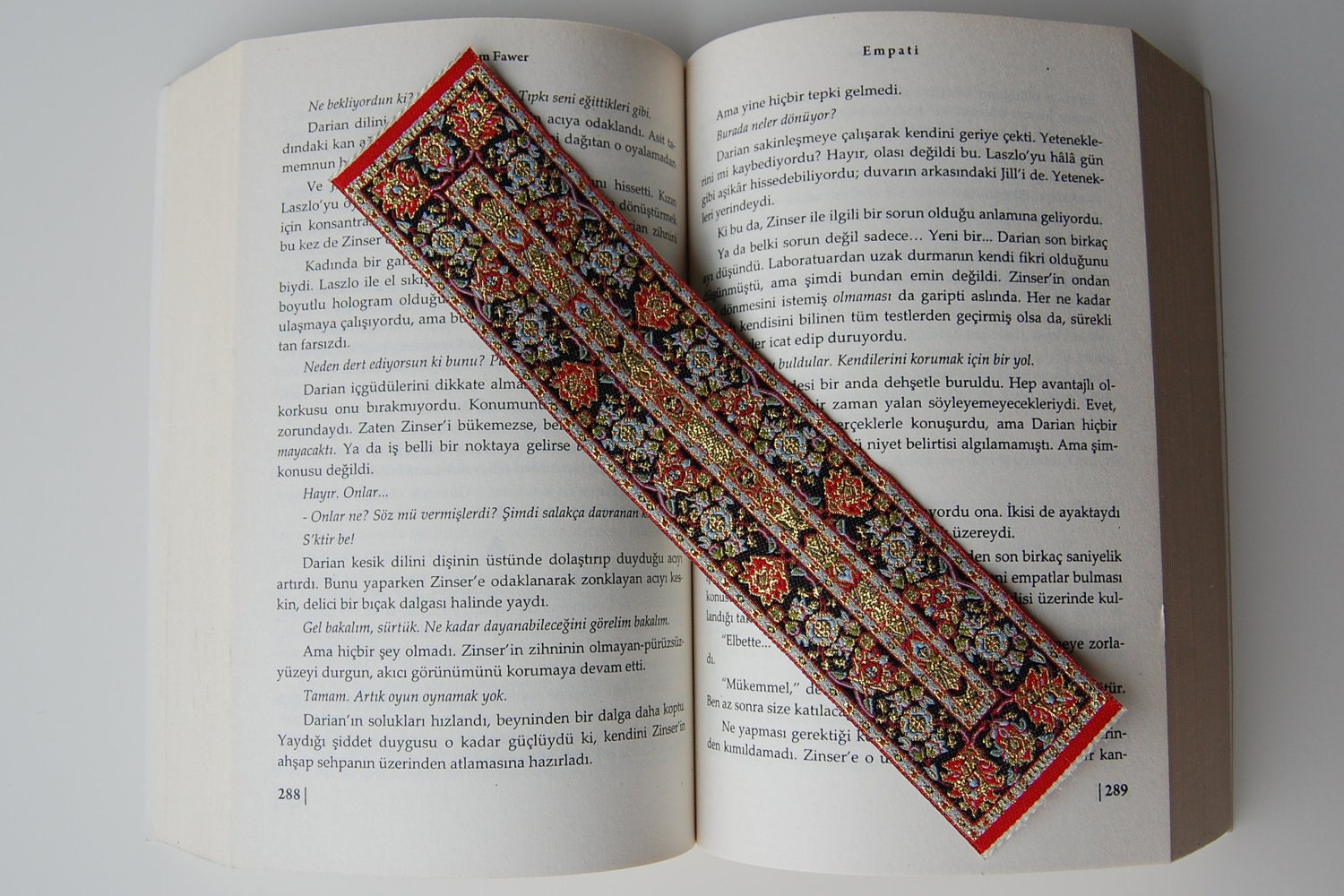 Handmade Woven Rug Bookmark by TheEvilEyeBAZAAR on Etsy