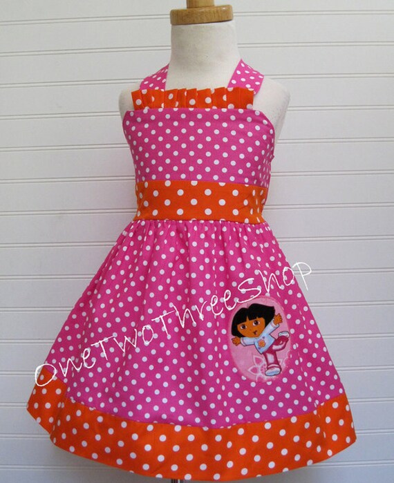 Custom Boutique Dora Halter Hotpink Dress 12 Months to by amacim