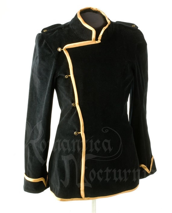 Custom Militarystyle Velvet Men's Jacket Made to your