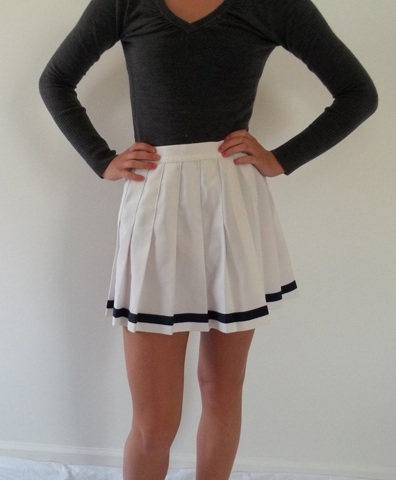 SALE Mini Skirt pleated rockability mini mod hip tennis