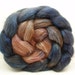 TWILIGHT Chocolate Alpaca/Silk Spinning Fiber 4 oz