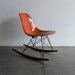 FREE SHIPPING-Eames for Herman Miller Fiberglass Side Chair Rocker