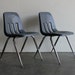 SALE-Vintage School Chairs Adult Sized (Set of 2)