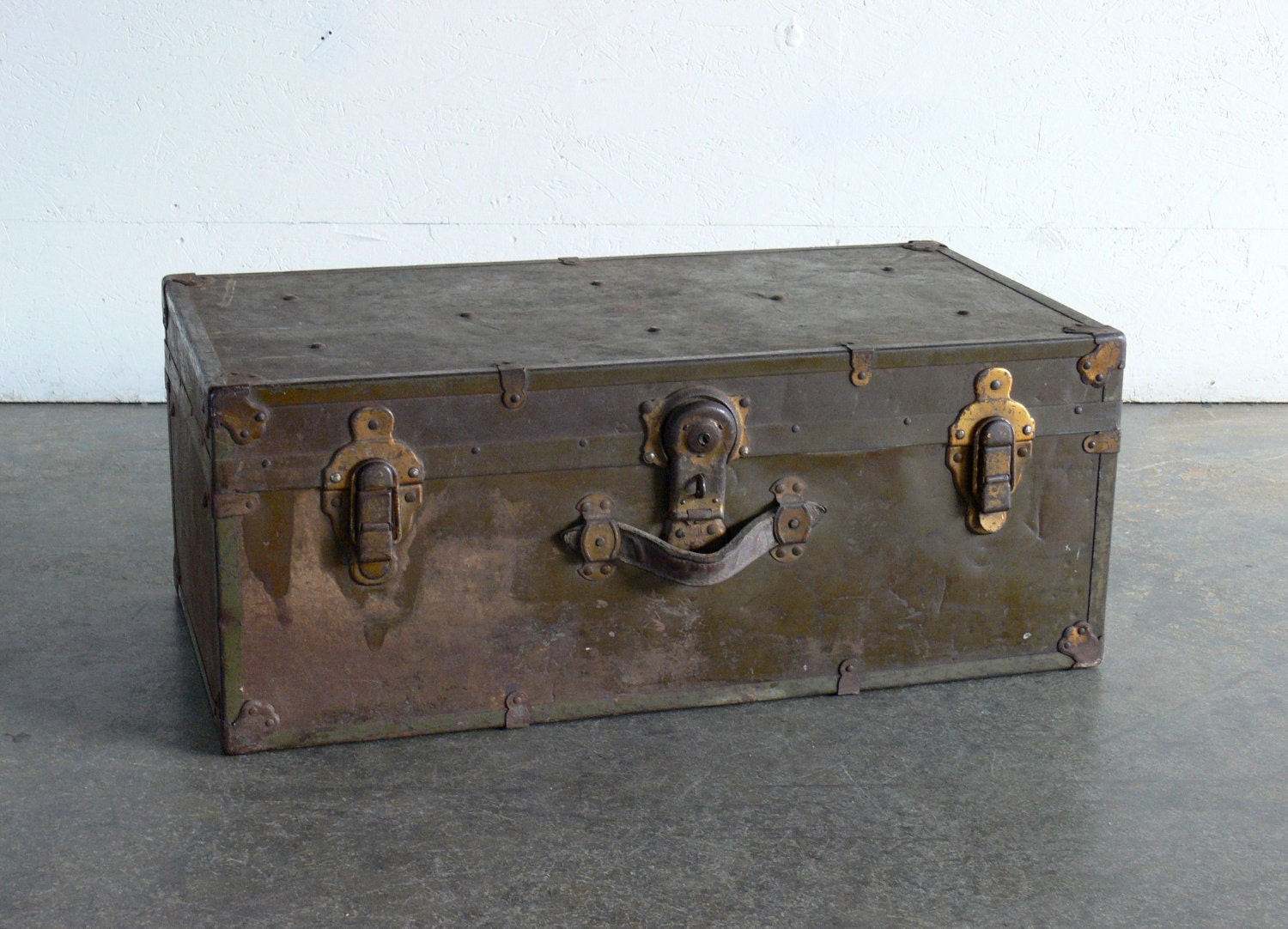 Vintage Military Trunk