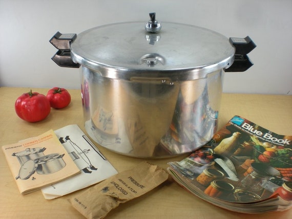 Vtg. Presto Aluminum Pressure Cooker Canner Book by oldetymestore