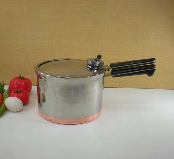 Revere Ware 1801 Stainless Copper Pressure Cooker 4 QT Needs