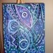 Original Artwork by Sophia Orquiz AKA mamasophs-Acrylic on Canvas (Panel)-18 X 24-Abstract Painting-Cosmos-April 15 2012