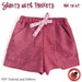 Shorts with pockets for girls 0m to 8t - PDF Pattern and Tutorial