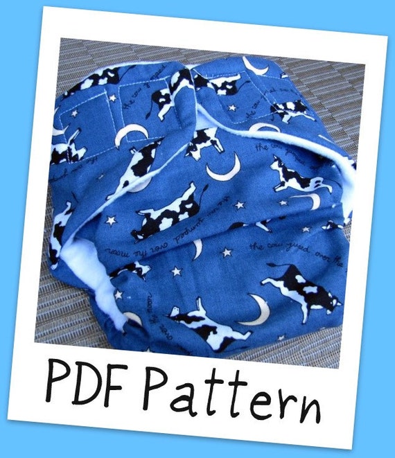 Items similar to Newborn Fitted Cloth Diaper PDF Pattern on Etsy