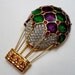 Signed Swarovski Balloon Brooch - Retired Hot Air Balloon