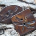 Two Dragonfly Buttons huge oversized