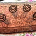 Antique Edwardian Dress Beaded Silk Peach Sash Remnant